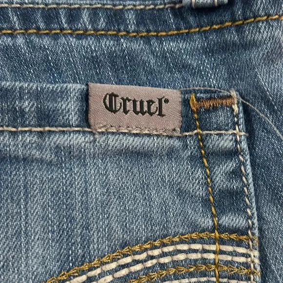 Cruel Girl Women’s Size 7R No Low Rise Slim Fit Bootcut Denim Jeans - Picture 4 of 8